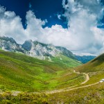 picos de europa, vistas de nuestros todoterreno en la ruta